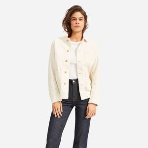 Everlane Denim Chore Jacket in Bone